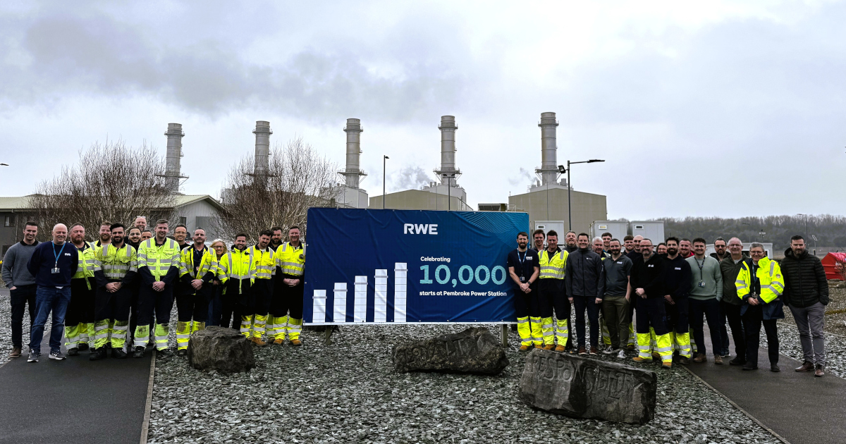 Pembroke Power Station celebrates 10,000th CCGT start underscoring the ...