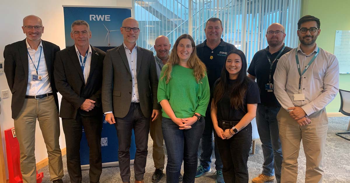 Stephen Kinnock MP visits RWE’s revamped office to celebrate pivotal ...