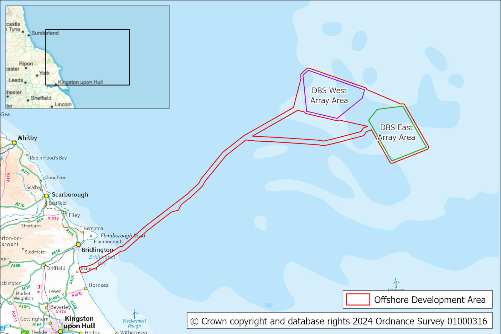 Dogger Bank South Offshore Wind Farms   TIC01 Dogger Bank South Map 