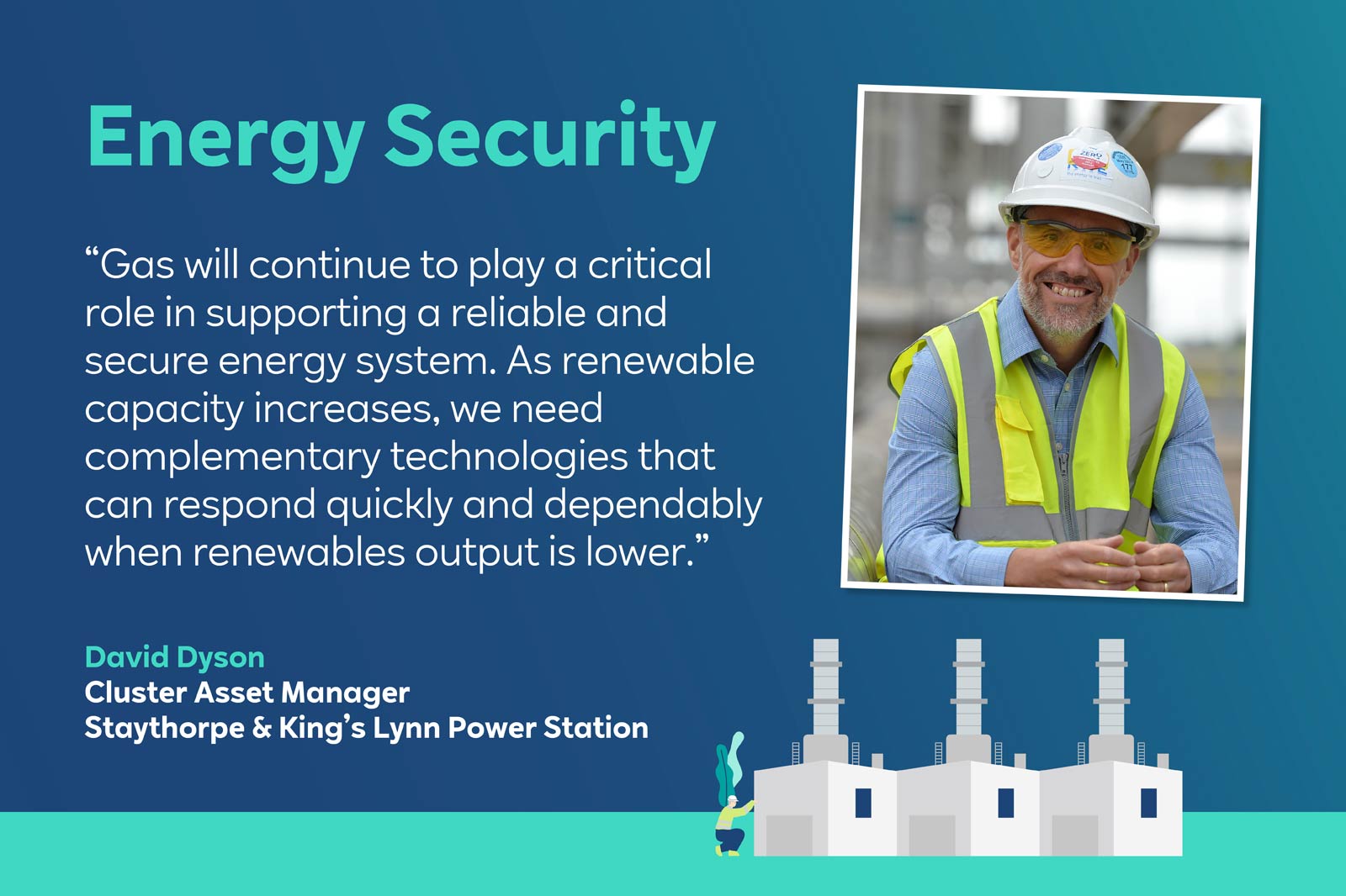 An asset manager discusses energy security, highlighting gas's role alongside renewable technologies for reliable energy systems.